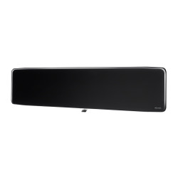 Radiateur à inertie Verali, 1500 Watts Plinthe Noir Brillant