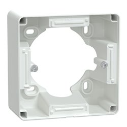 Boîte support 36 mm pour montage en saillie Ovalis S320762 Blanc 