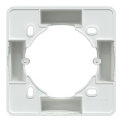 Boîte support 36 mm pour montage en saillie Ovalis S320762 Blanc 