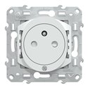 Prise de courant affleurante 2P+T 16A Ovalis S300052 Blanc antibactérien 