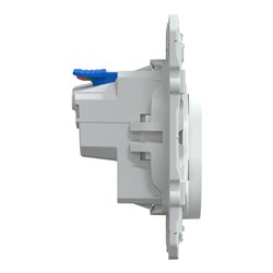 Prise de courant affleurante 2P+T 16A Ovalis S300052 Blanc antibactérien 
