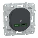 Chargeur USB-C 65W Ovalis S340406 Anthracite 