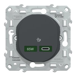 Chargeur USB-C 65W Ovalis S340406 Anthracite 