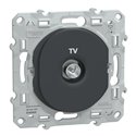 Prise TV simple Ovalis S340405 Anthracite 