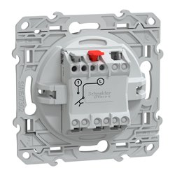 Poussoir à fermeture avec porte-étiquette Ovalis S340266 Anthracite 