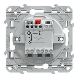 Poussoir à fermeture avec porte-étiquette Ovalis S340266 Anthracite 