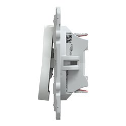 Double va-et-vient 3x2 bornes auto Ovalis S300214 Blanc antibactérien 