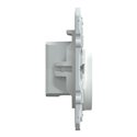 Prise TV simple Ovalis S300405 Blanc antibactérien 