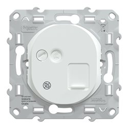Prise RJ45 cat.6 STP Ovalis S300476 Blanc antibactérien grade 3
