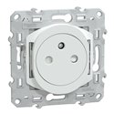 Prise de courant affleurante 2P+T Ovalis S320052C Blanc 