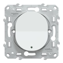 Poussoir à fermeture 3x2 bornes auto Ovalis S320276 Blanc 