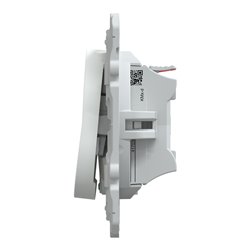 Poussoir à fermeture 3x2 bornes auto Ovalis S320276 Blanc 