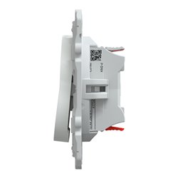 Combiné va et vient + poussoir 3x2 bornes auto Ovalis S320285 Blanc 