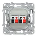 Prise haut parleur Ovalis S320488 Blanc 2 sorties 