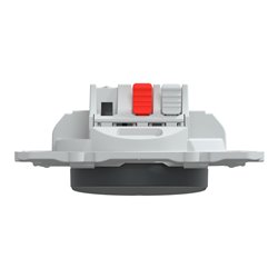 Interrupteur va et vient 10AX témoin ou lumineux Led bleu Ovalis S340263 Anthracite 