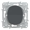 Interrupteur va et vient 10AX témoin ou lumineux Led bleu Ovalis S340263 Anthracite 