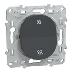 Poussoir VMC sans arrêt Ovalis S340236 Anthracite 