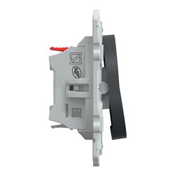 Poussoir VMC sans arrêt Ovalis S340236 Anthracite 