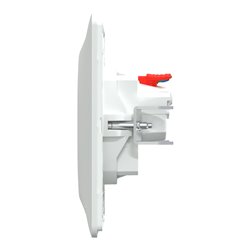 Prise de courant affleurante 2P+T Ovalis S321052 Blanc 
