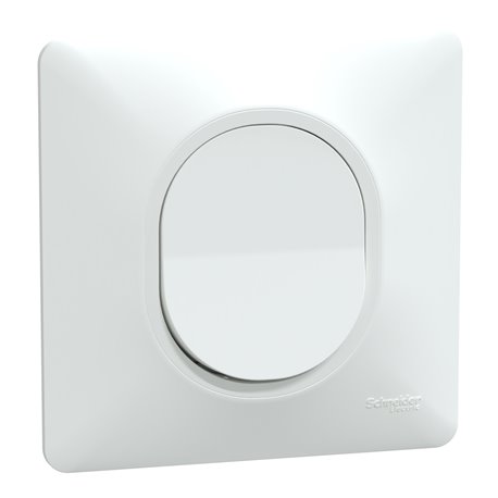 Poussoir fermeture 3x2 bornes auto Ovalis S321206 Blanc Poussoir fermeture 3x2 bornes auto Ovalis S321206 Blanc