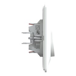 Double va-et-vient 3x2 bornes auto Ovalis S321214 Blanc 