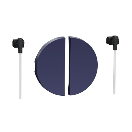 2 demi enjoliveur livré sans LED Odace S550298 Bleu cobalt 2 demi enjoliveur livré sans LED Odace S550298 Bleu cobalt