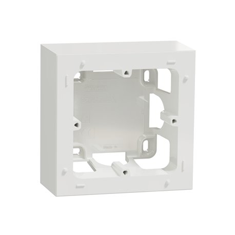Boîte de montage pour mécanisme en saillie Odace Styl S520762 Blanc 1 poste
