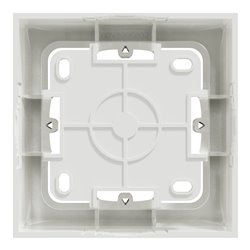 Boîte de montage pour mécanisme en saillie Odace Styl S520762 Blanc 1 poste
