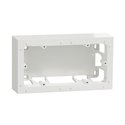 Boîte de montage pour mécanisme en saillie Odace Styl S520764 Blanc 2 postes