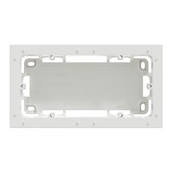 Boîte de montage pour mécanisme en saillie Odace Styl S520764 Blanc 2 postes