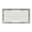 Boîte de montage pour mécanisme en saillie Odace Styl S520764 Blanc 2 postes