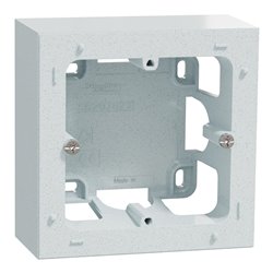 Boîte pour montage saillie Odace Styl S510762 Blanc recyclé 