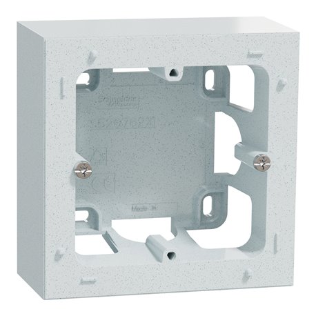 Boîte pour montage saillie Odace Styl S510762 Blanc recyclé 