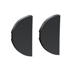 Enjoliveur double va-et-vient et poussoir Odace S540614 Anthracite 