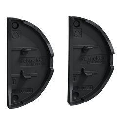 Enjoliveur double va-et-vient et poussoir Odace S540614 Anthracite 
