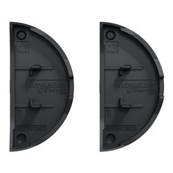 Enjoliveur double va-et-vient et poussoir Odace S540614 Anthracite 
