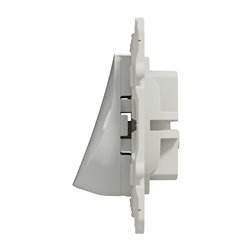 Sortie de câble Odace S525662 Blanc brillant 
