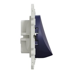 Sortie de câble Odace S550662 Bleu cobalt 
