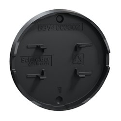 Enjoliveur seul va-et-vient et poussoir Odace S540604 Anthracite 