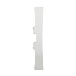 Enjoliveur seul va-et-vient et poussoir Odace S520604 Blanc 