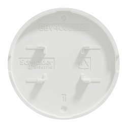 Enjoliveur seul va-et-vient et poussoir Odace S520604 Blanc 