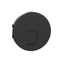Enjoliveur seul prise RJ45 simple Odace S540671 Anthracite 