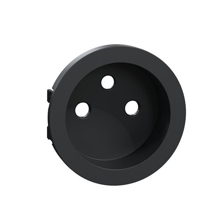 Enjoliveur seul prise de courant 2P+T Odace S540659 Anthracite 