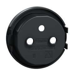 Enjoliveur seul prise de courant 2P+T Odace S540659 Anthracite 