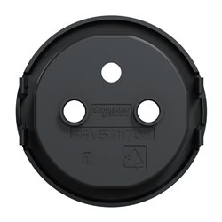Enjoliveur seul prise de courant 2P+T Odace S540659 Anthracite 
