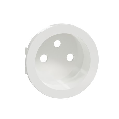 Enjoliveur seul prise de courant 2P+T Odace S520659 Blanc Enjoliveur seul prise de courant 2P+T Odace S520659 Blanc