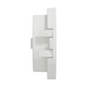 Enjoliveur seul prise de courant 2P+T Odace S520659 Blanc 