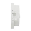 Enjoliveur seul prise de courant 2P+T Odace S520659 Blanc 