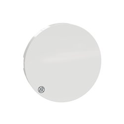 Enjoliveur seul pour va-et-vient et poussoir Odace S500604 Blanc antibactérien 