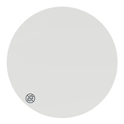 Enjoliveur seul pour va-et-vient et poussoir Odace S500604 Blanc antibactérien 